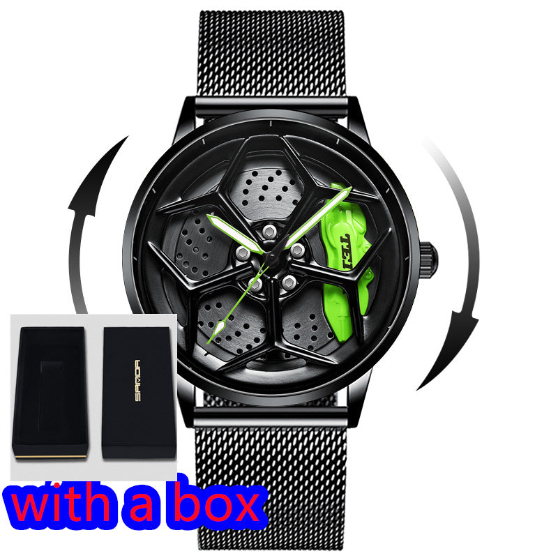 Reloj impermeable modificado hueco tridimensional de moda para hombres y mujeres