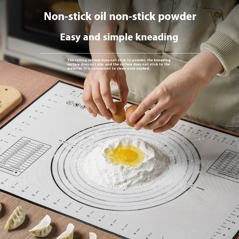 Dough Kneading Household Rolling Cloth Non-slip Non-stick Silicone Mat