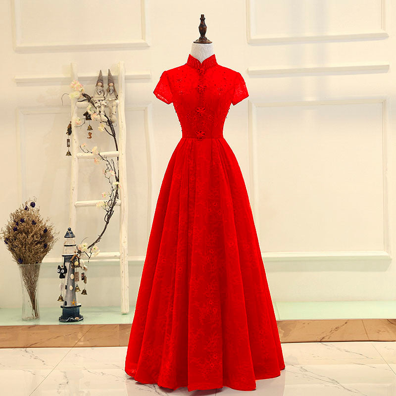 Robe de mariée Toast Clothing Cheongsam Atmosphère rouge