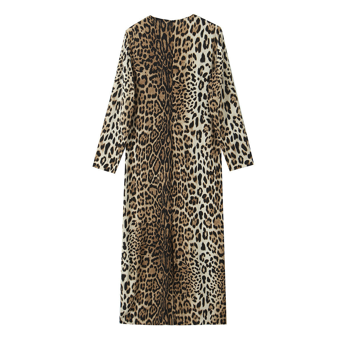 Robe imprimée à imprimé animal pour femme