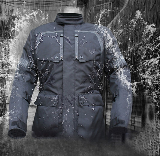 Ropa de moto de cuatro estaciones cálida e impermeable