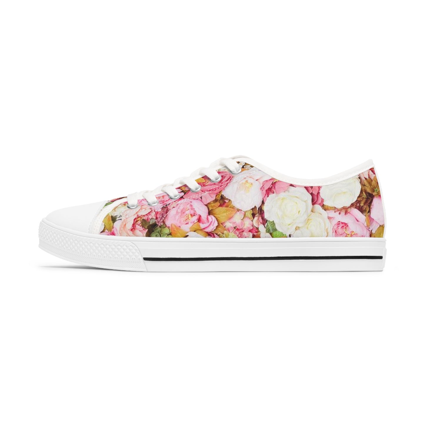 Flores Rosas - Zapatillas Bajas Inovax Mujer