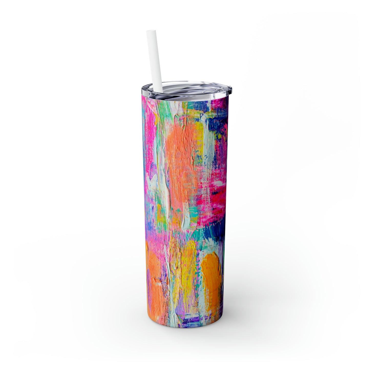 Couleurs pastel - Inovax Maars® Skinny Tumbler avec paille 20oz