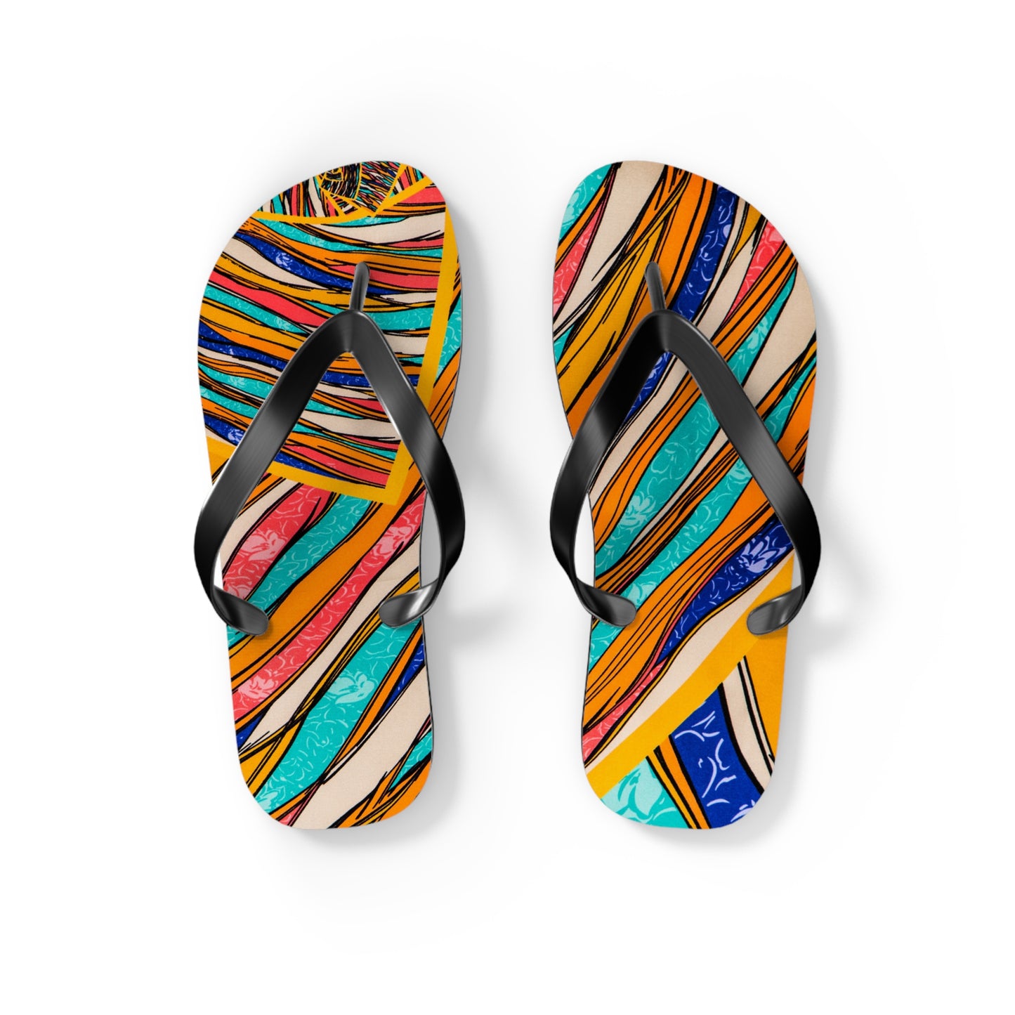 Color Brushstroke - Inovax Flip Flops