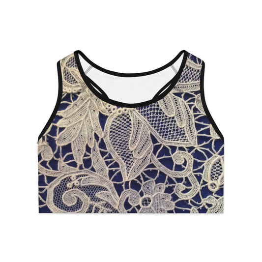 Golden and Blue - Inovax Sports Bra