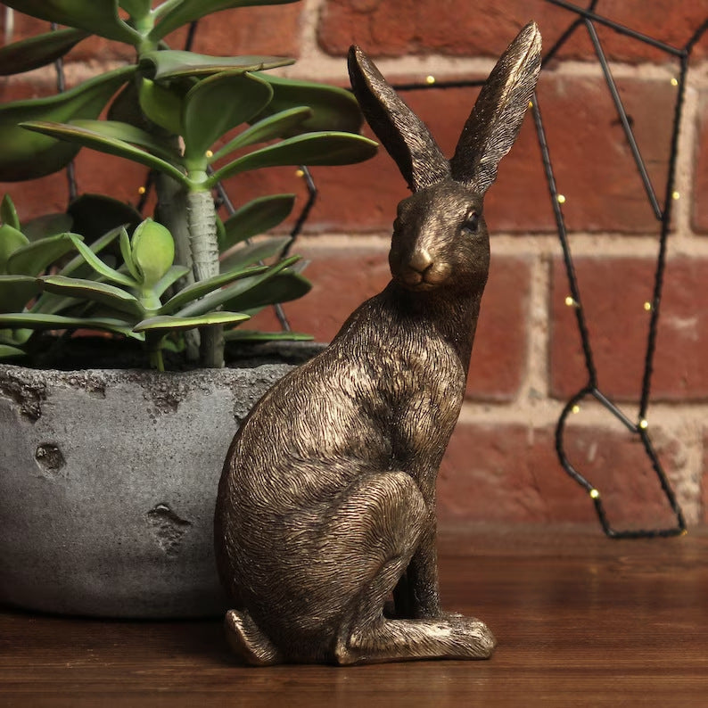 Piezas de decoración para el hogar del signo del zodíaco chino del conejo