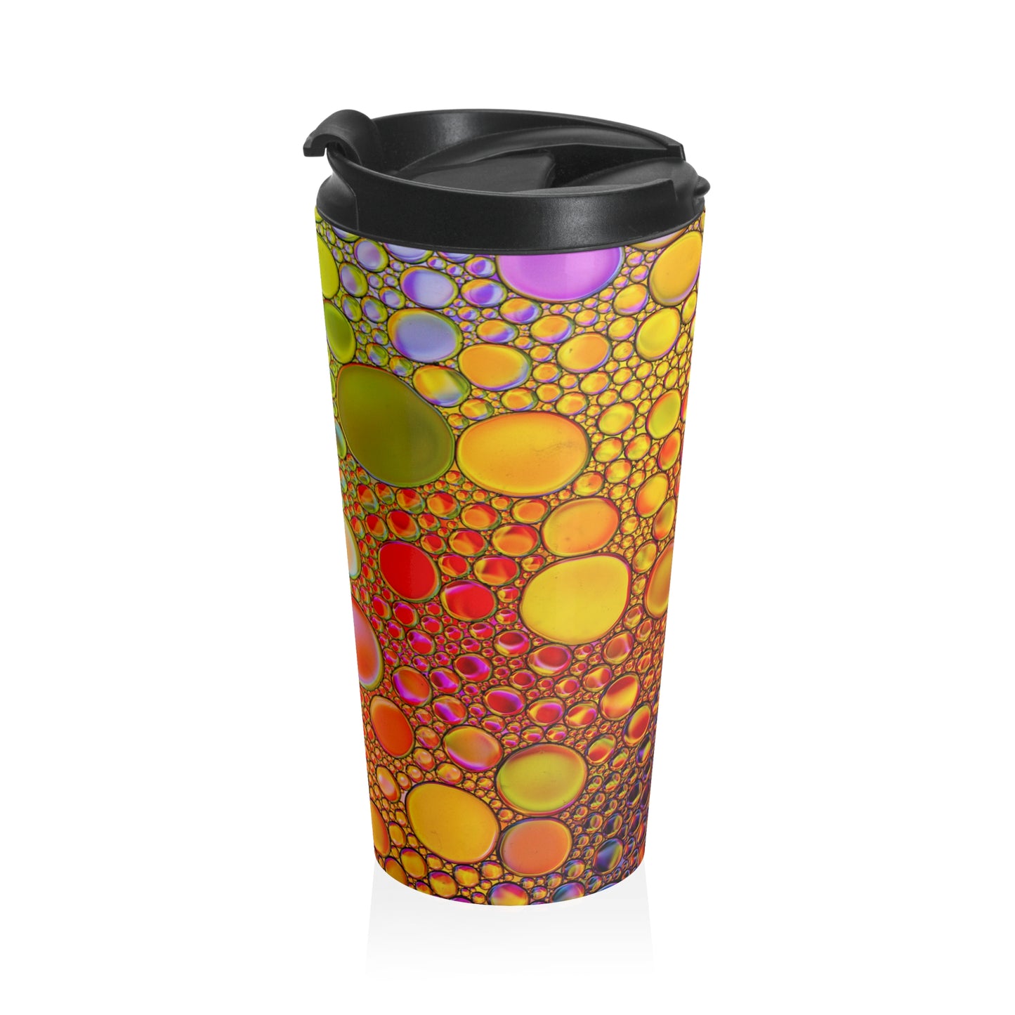 Couleurs scintillantes - Tasse de voyage en acier inoxydable Inovax