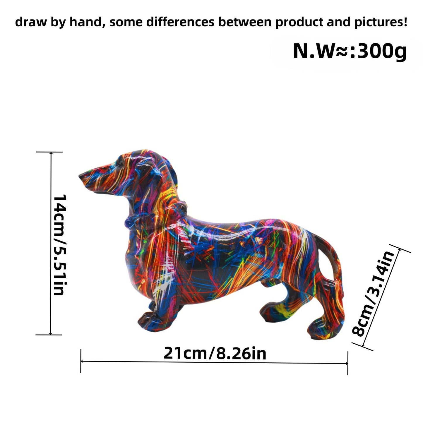 Simple Sausage Dog Decoration Creative Home Wine Cabinet Decoration Office Desk Surface Panel Ornament Craft