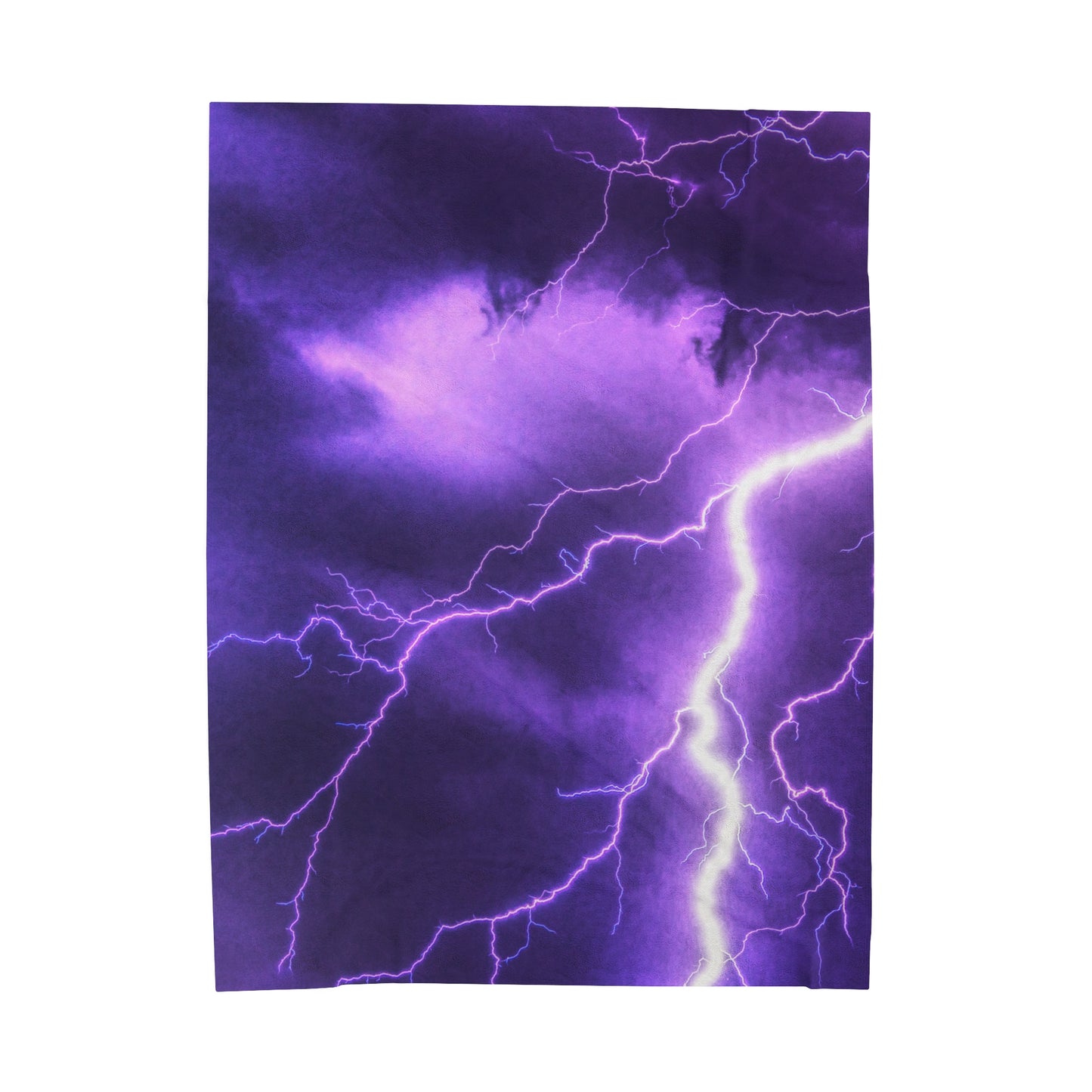 Electric Thunder - Inovax Velveteen Plush Blanket