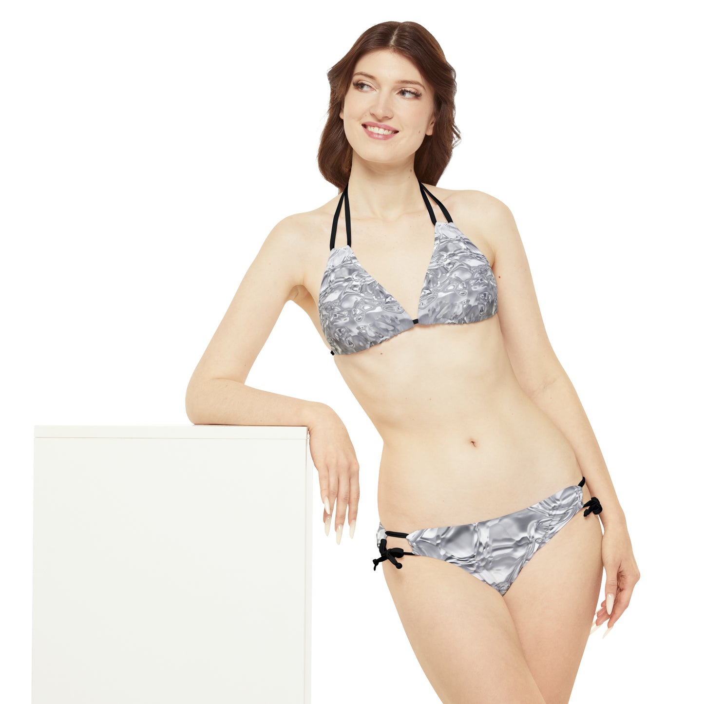 Métallique - Ensemble de bikini à bretelles Inovax