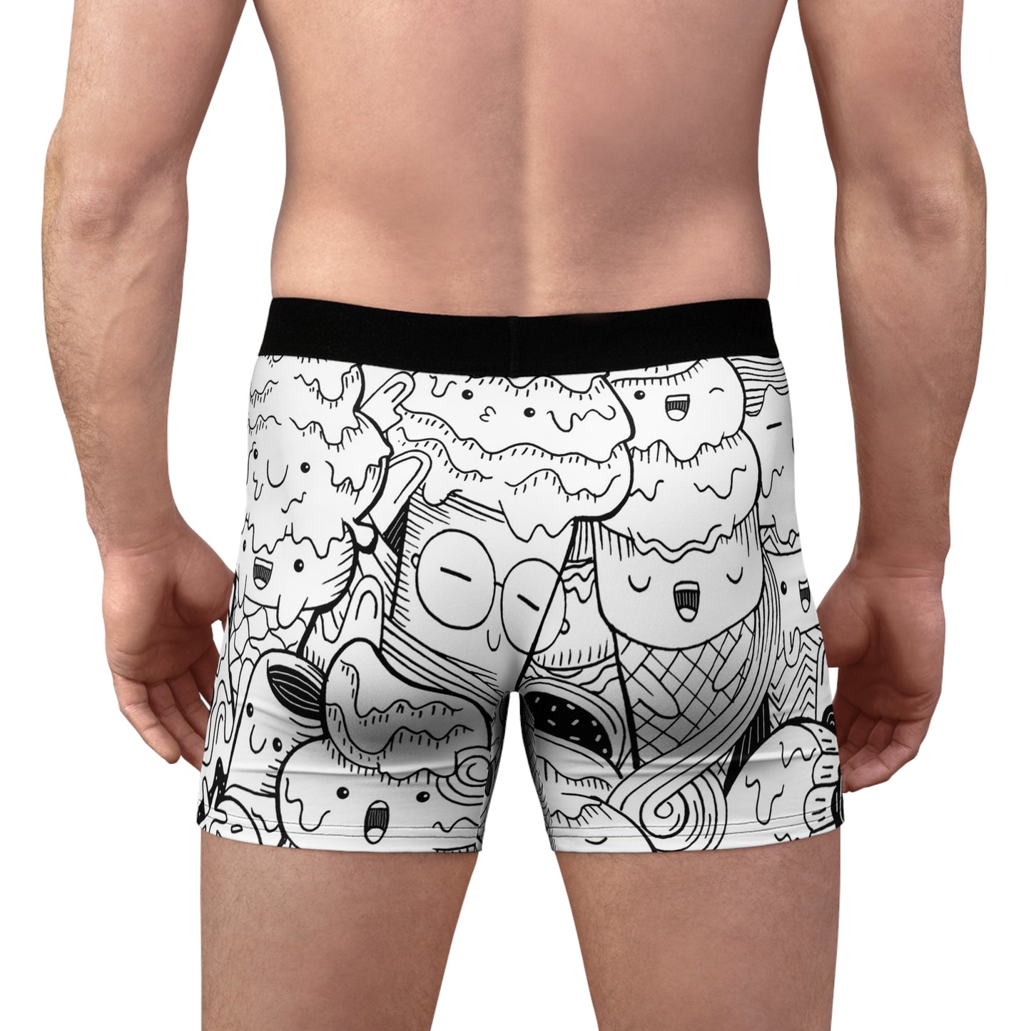 Doodle Icecream - Boxer Inovax pour hommes