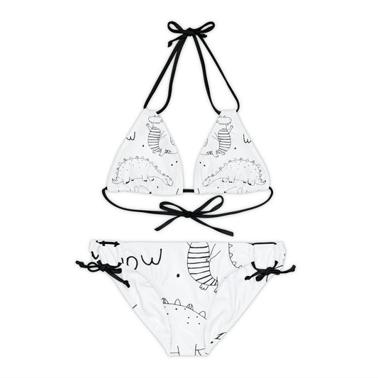 Doodle Dinosours - Inovax Strappy Bikini Set