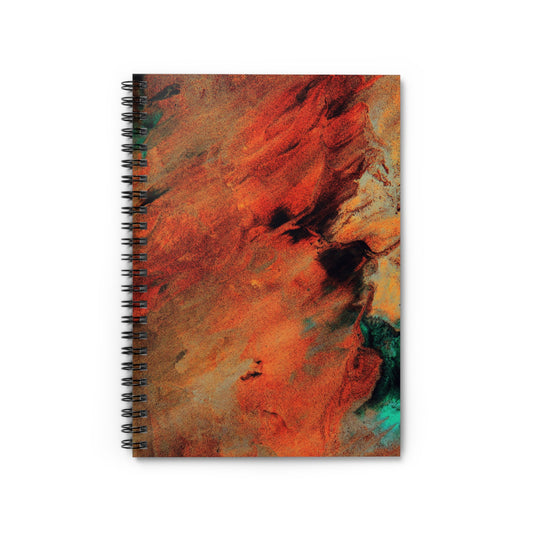 Orange flush - Inovax Spiral Notebook (Ruled Line)