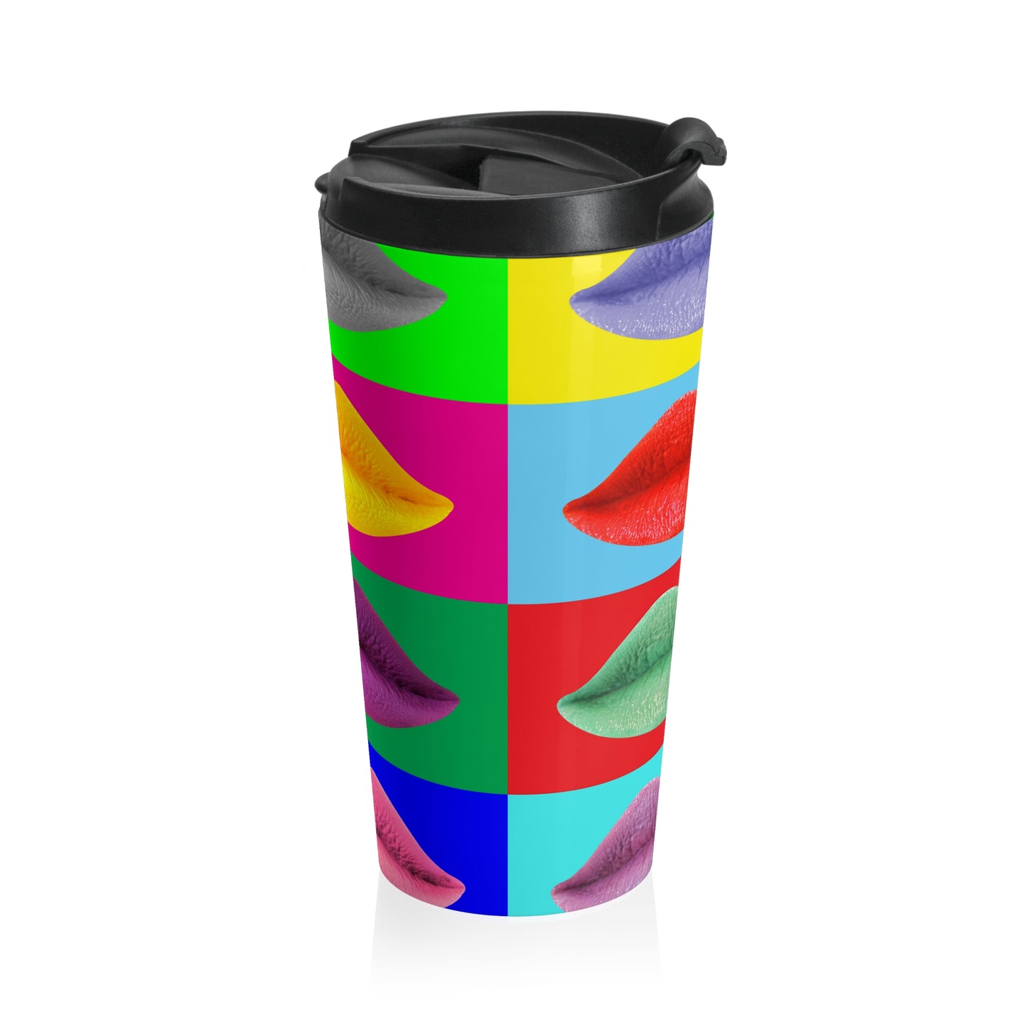 Pop Mouth - Tasse de voyage en acier inoxydable Inovax