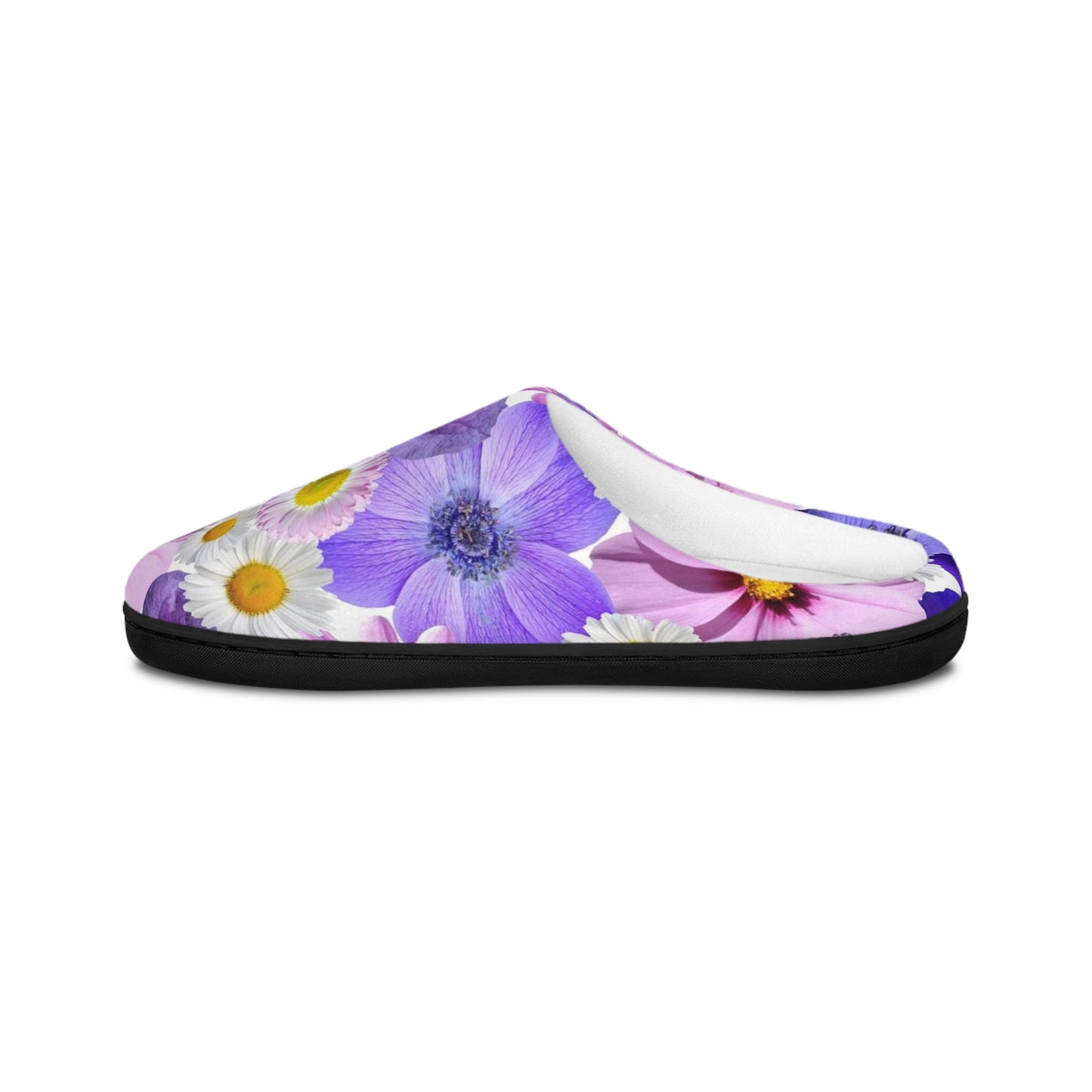 Purple Flowers - Inovax Women's Indoor Slippers