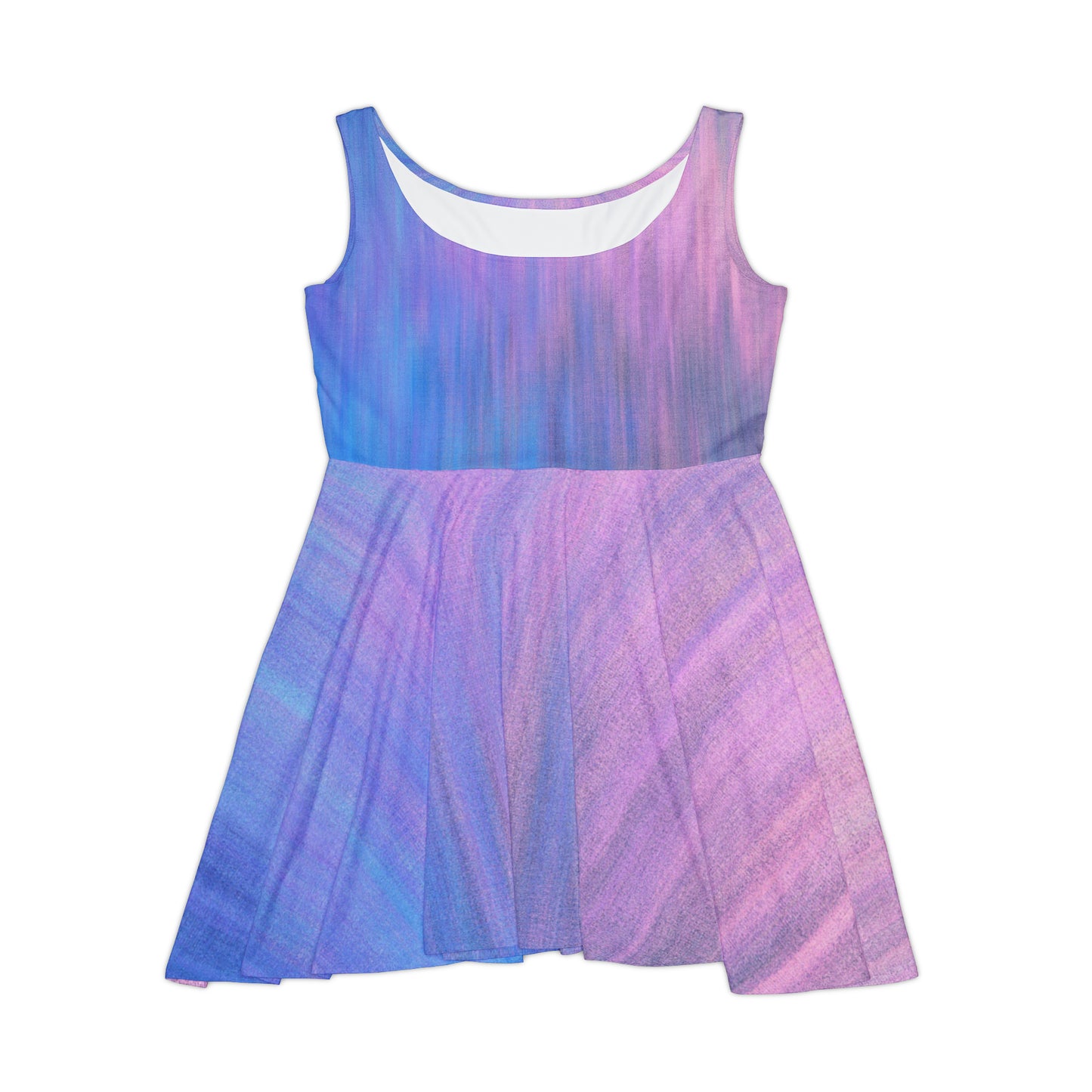 Blue & Purple Metalic - Inovax Women's Skater Dress