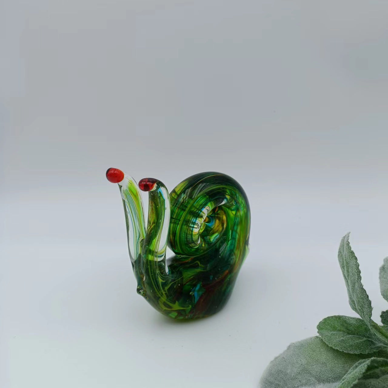 Creative Glass Animal Snail Home Decoration