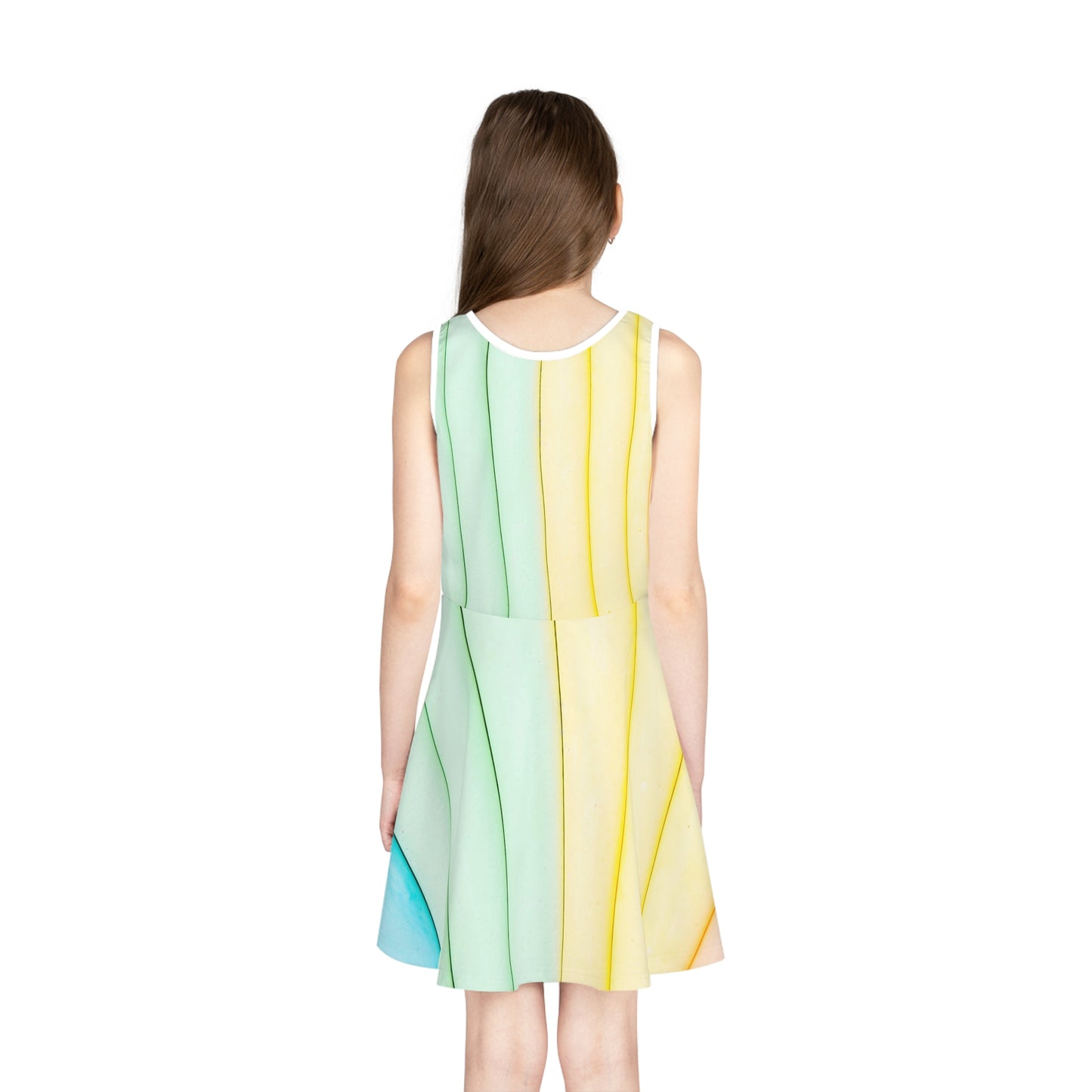 Rainbow - Inovax Girl's Sleeveless Sundress