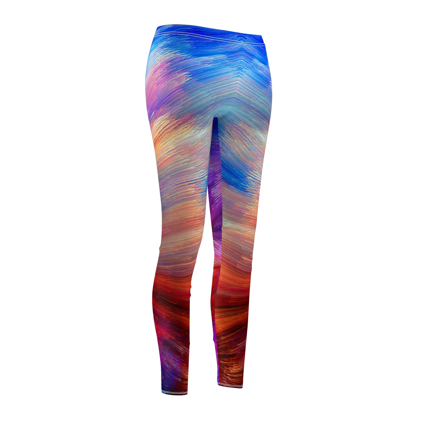 Neon Splash - Leggings casuales de corte y costura de mujer Inovax