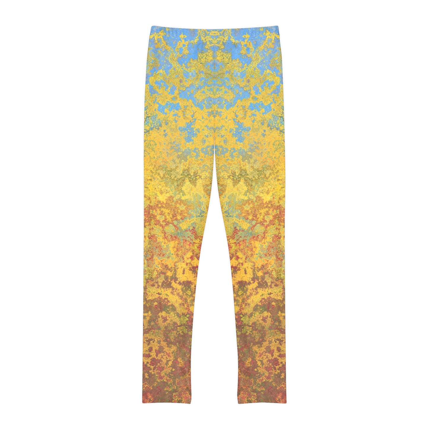 Taches dorées et bleues - Leggings pleine longueur Inovax Youth