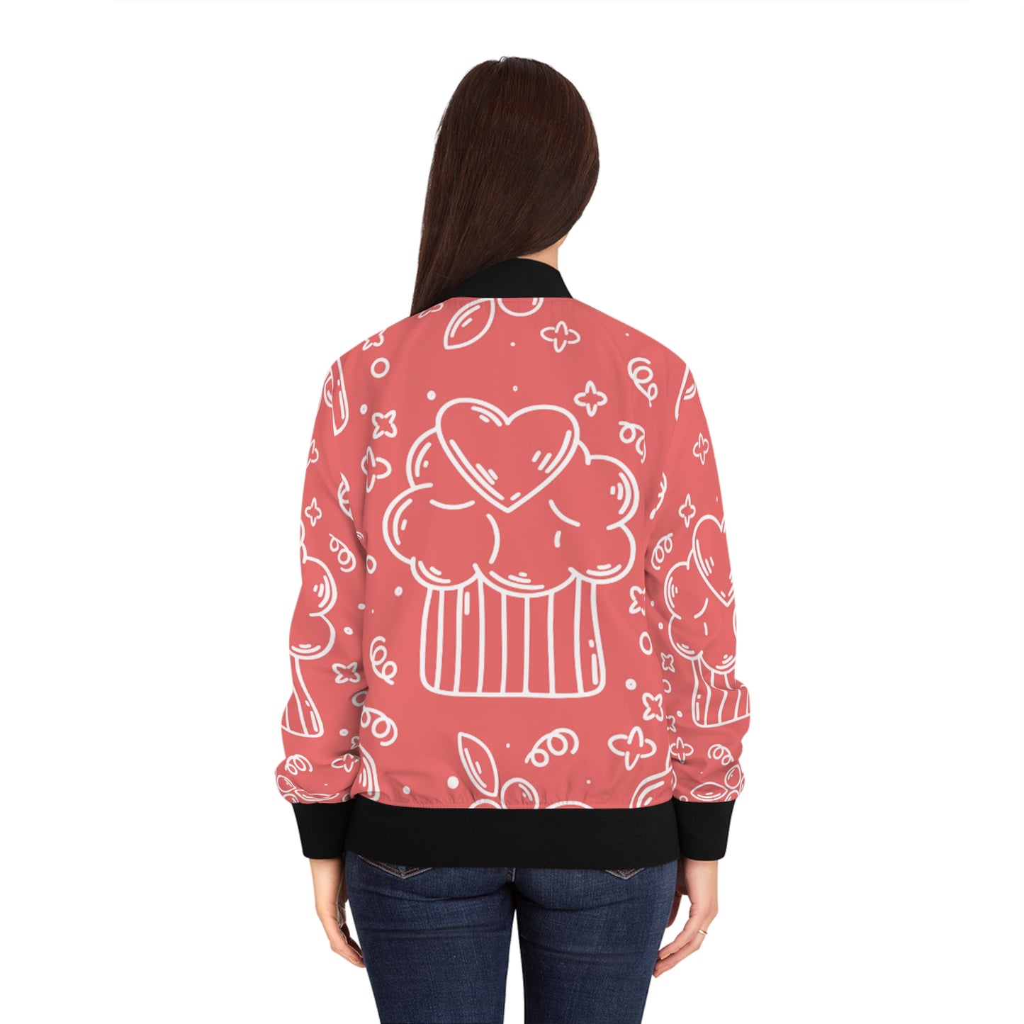 Doodle Pancake - Chaqueta bomber para mujer Inovax