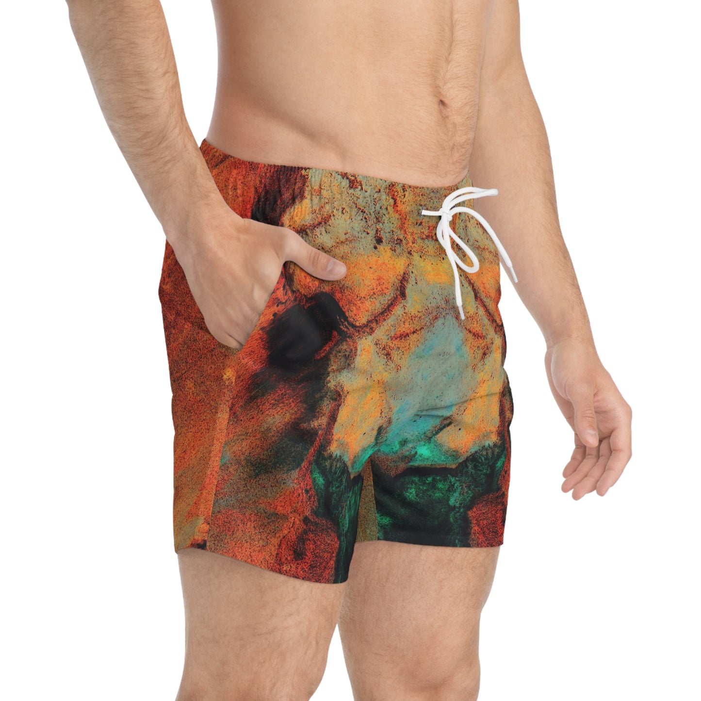 Orange flush - Inovax Swim Trunks