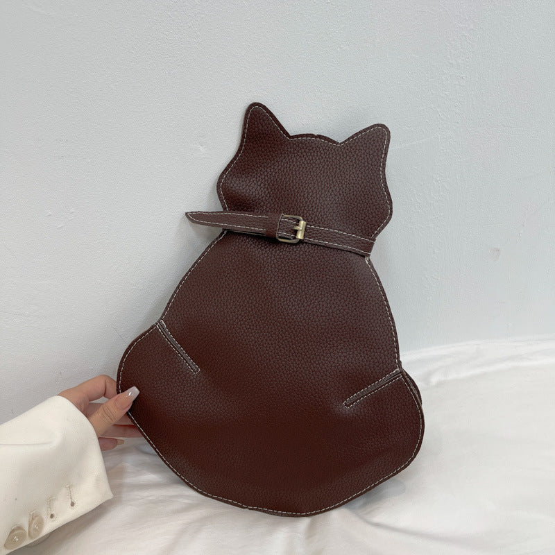 Nouveau sac à bandoulière messager chat mignon pour femmes