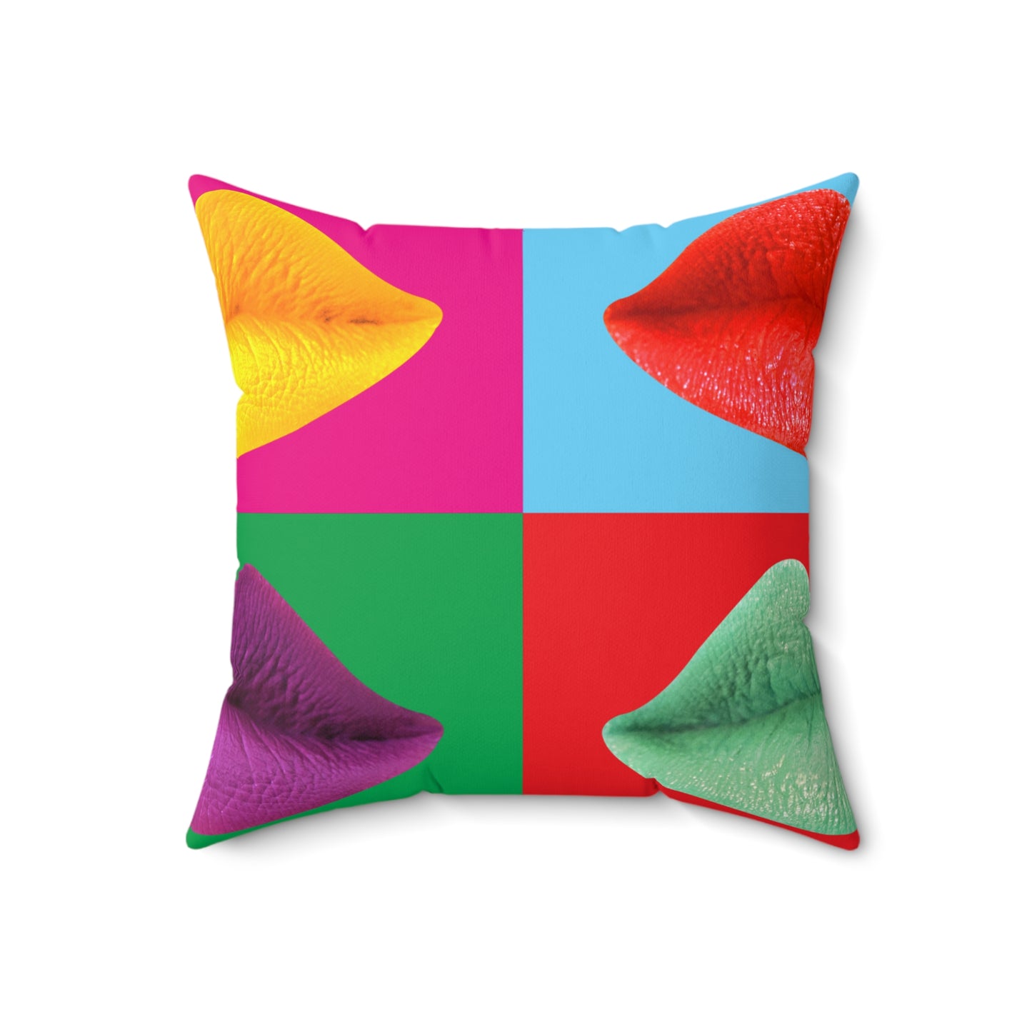 Pop Mouth - Inovax Spun Polyester Square Pillow