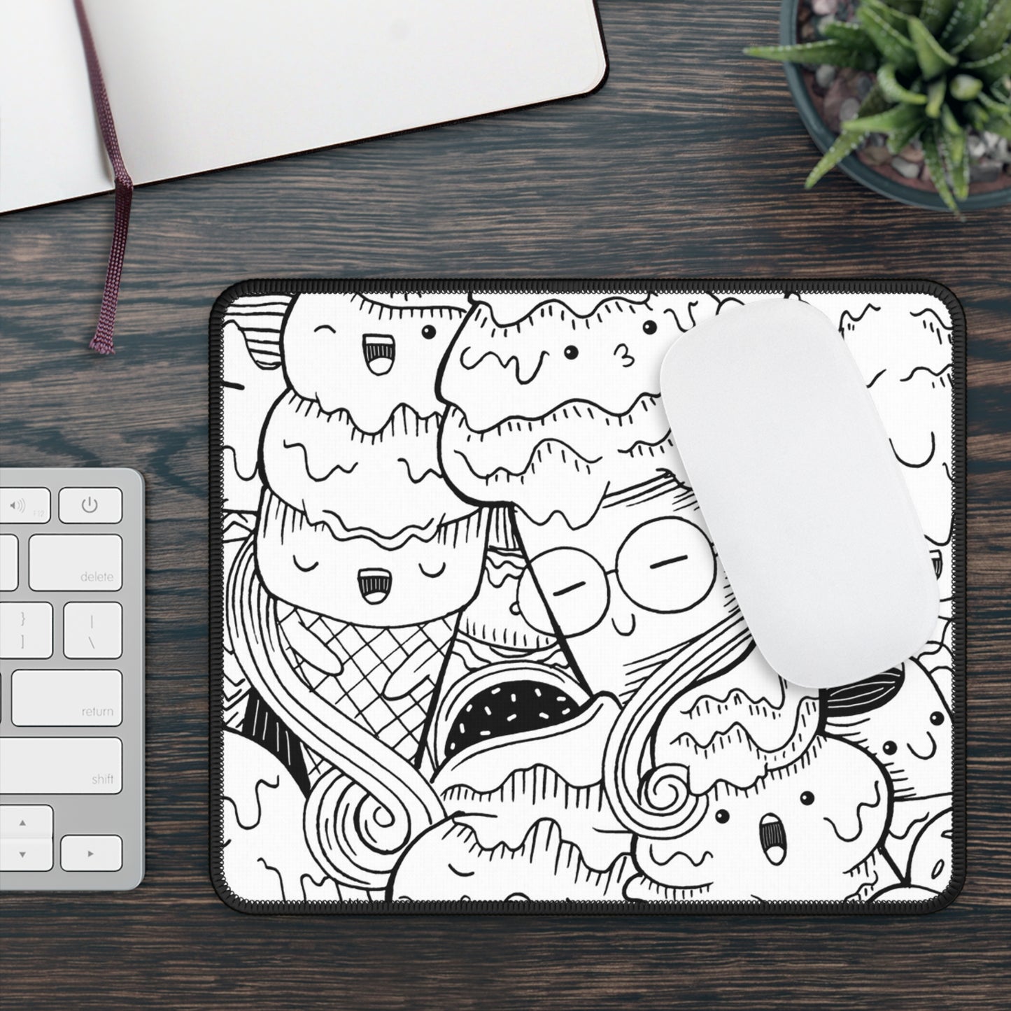 Doodle Icecream - Inovax Gaming Mouse Pad