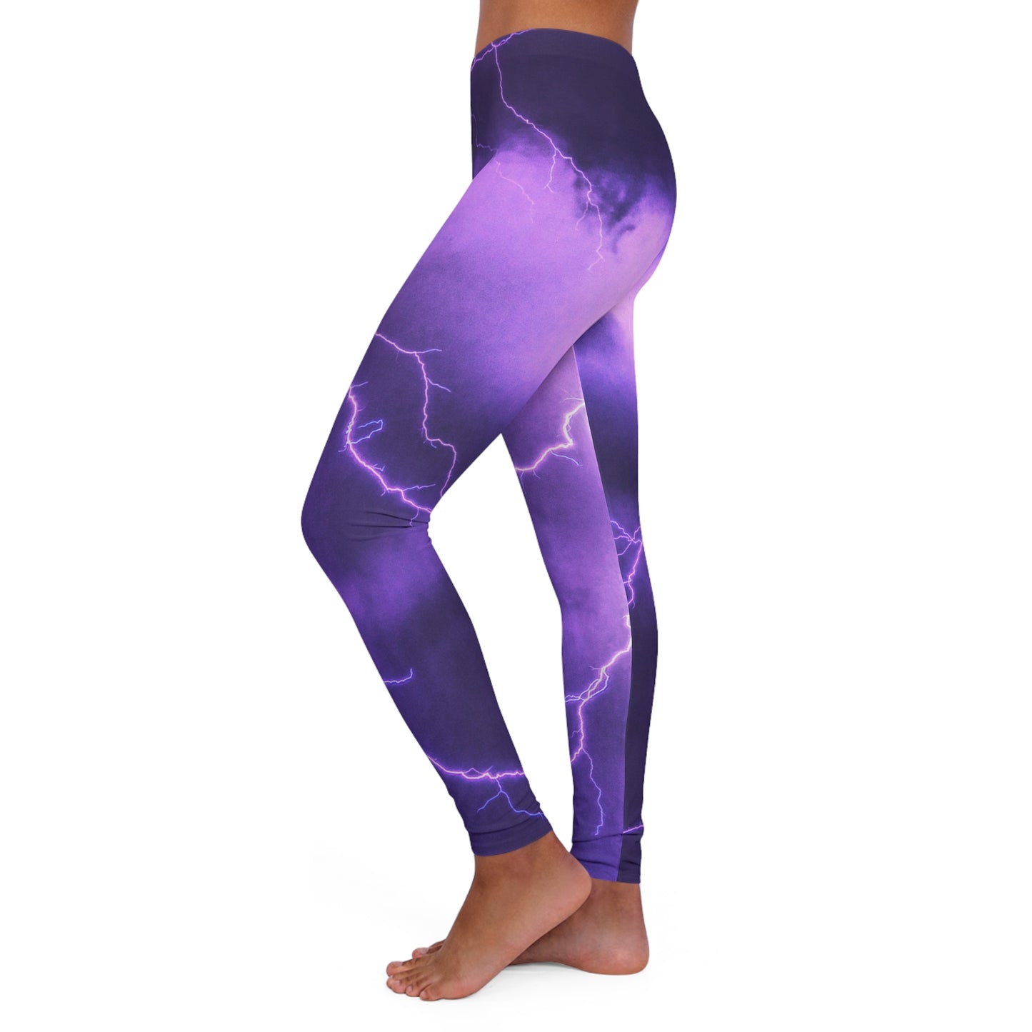 Electric Thunder - Inovax Women's Spandex Leggings