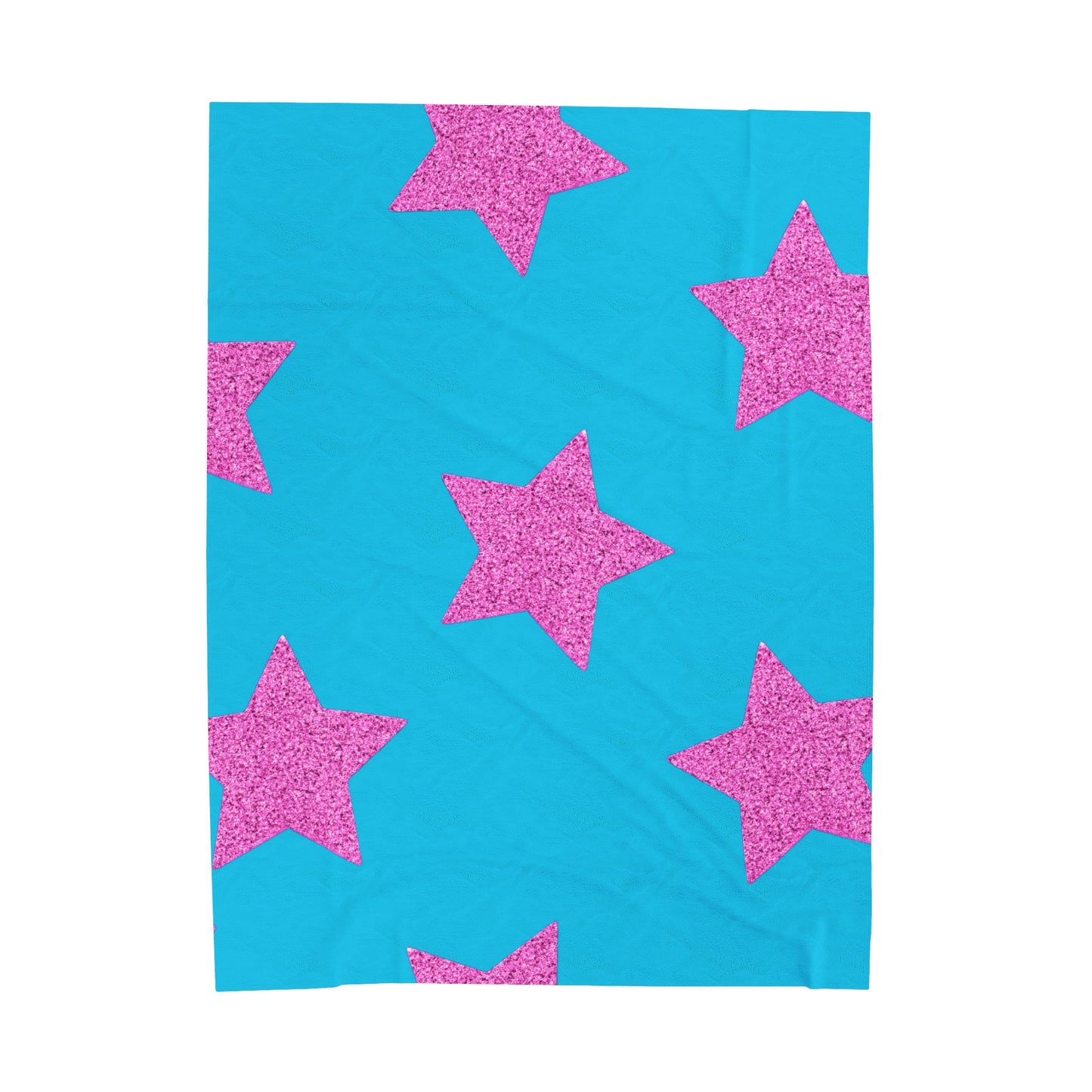 Pink Stars - Inovax Velveteen Plush Blanket