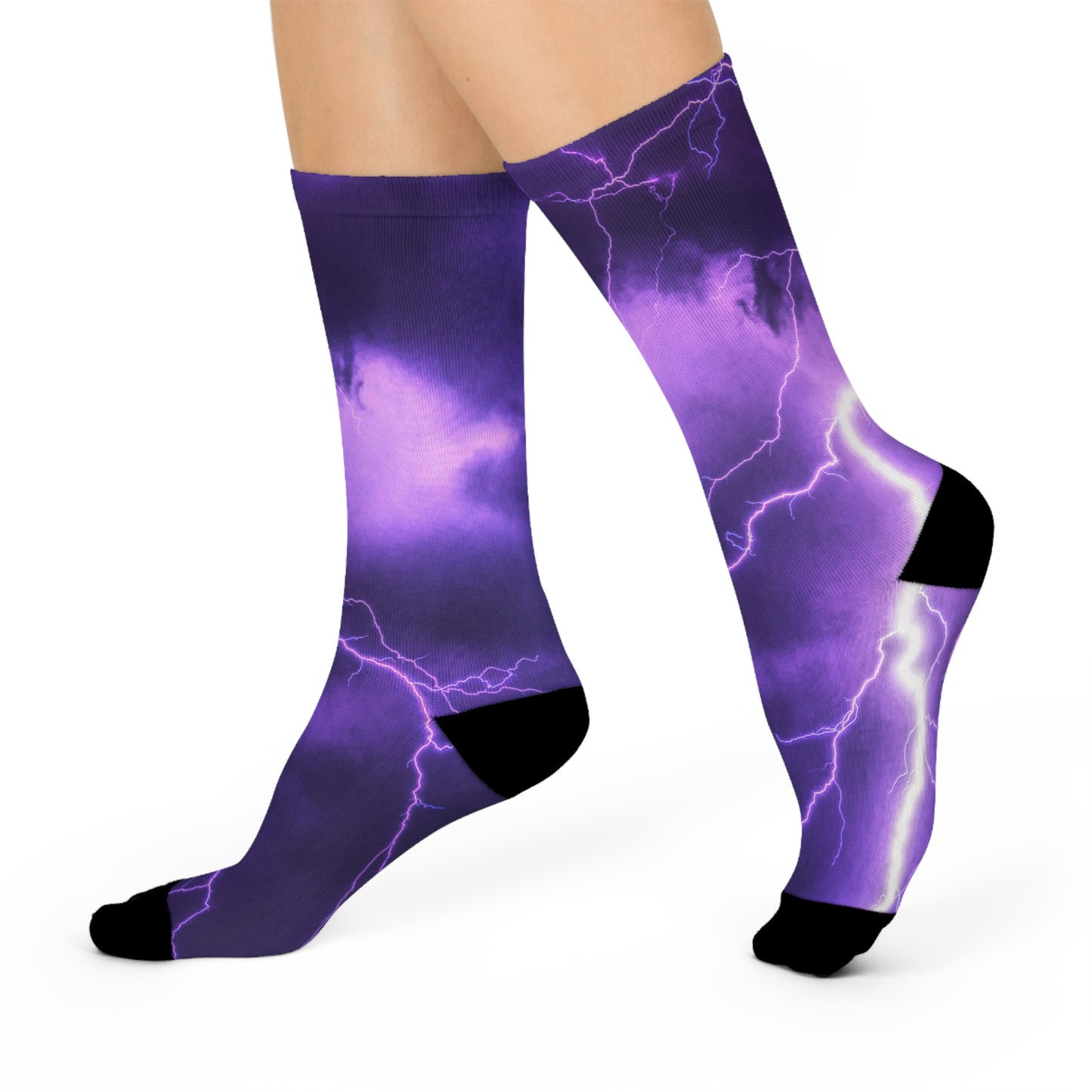 Electric Thunder - Inovax Cushioned Crew Socks