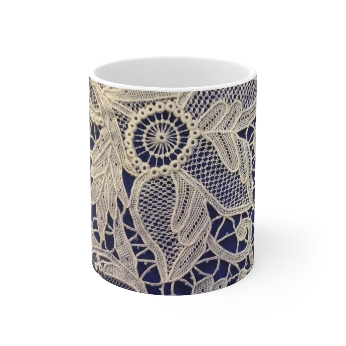 Golden and Blue - Inovax Ceramic Mug 11oz