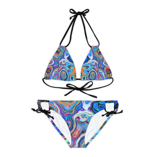 Trippy Liquid - Ensemble de bikini à bretelles Inovax