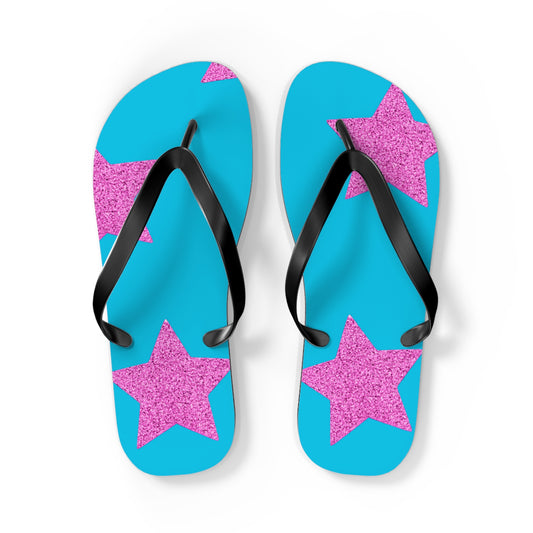 Pink Stars - Inovax Flip Flops