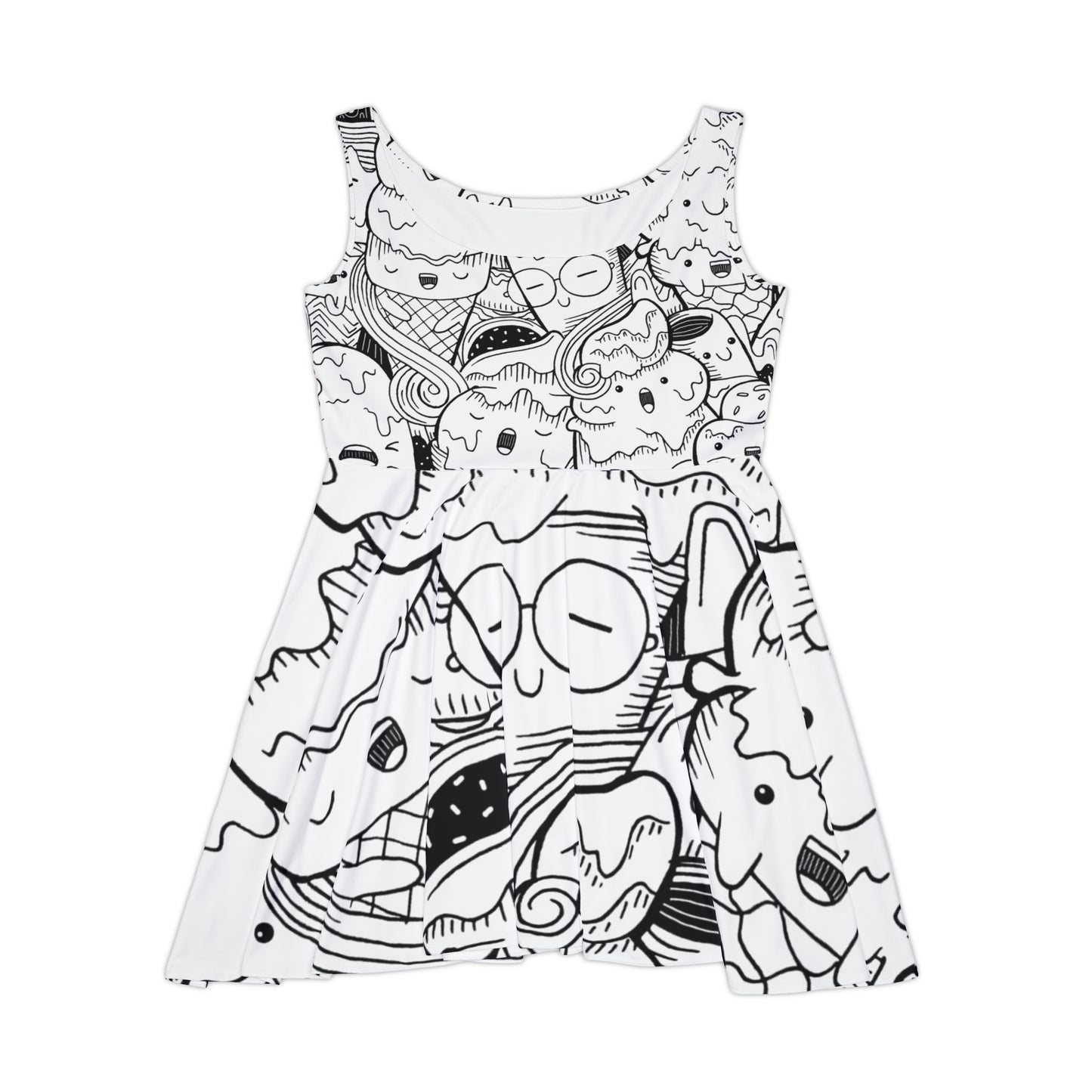 Doodle Icecream - Robe patineuse Inovax pour femmes