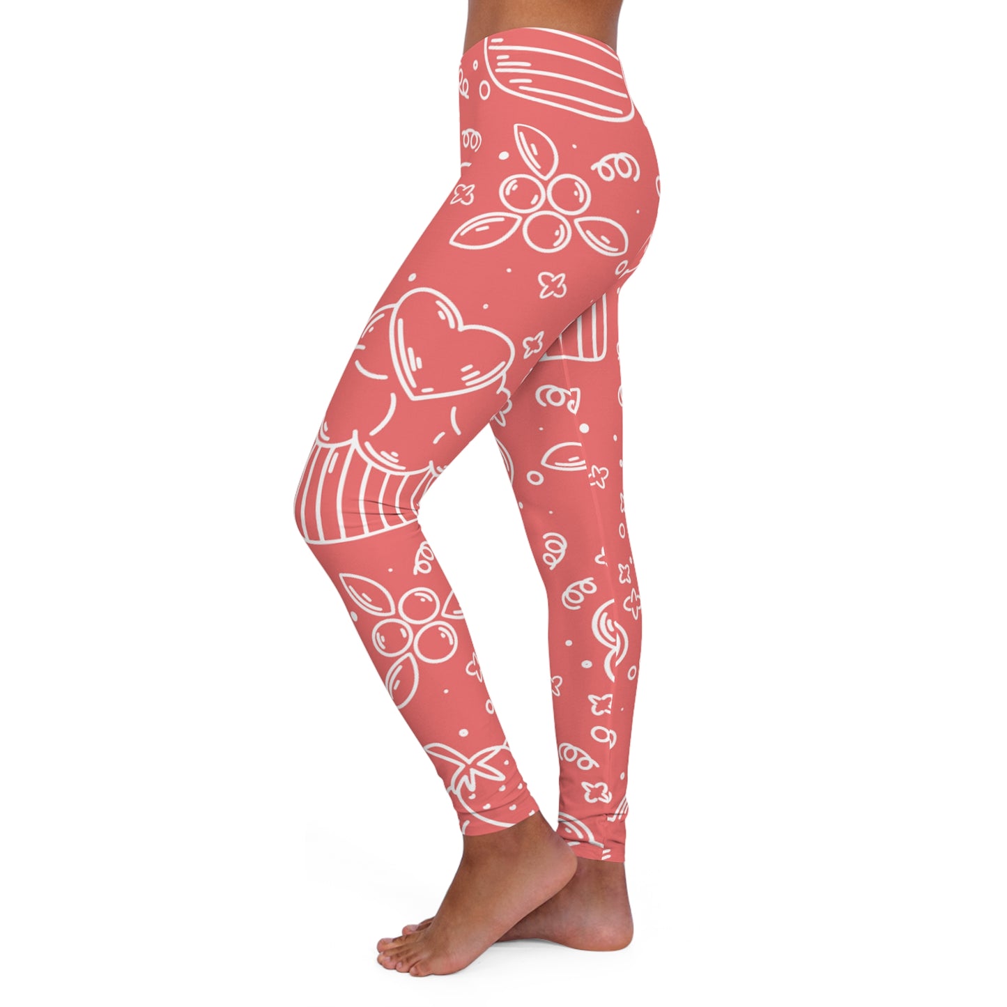 Doodle Pancake - Leggings de spandex para mujer Inovax