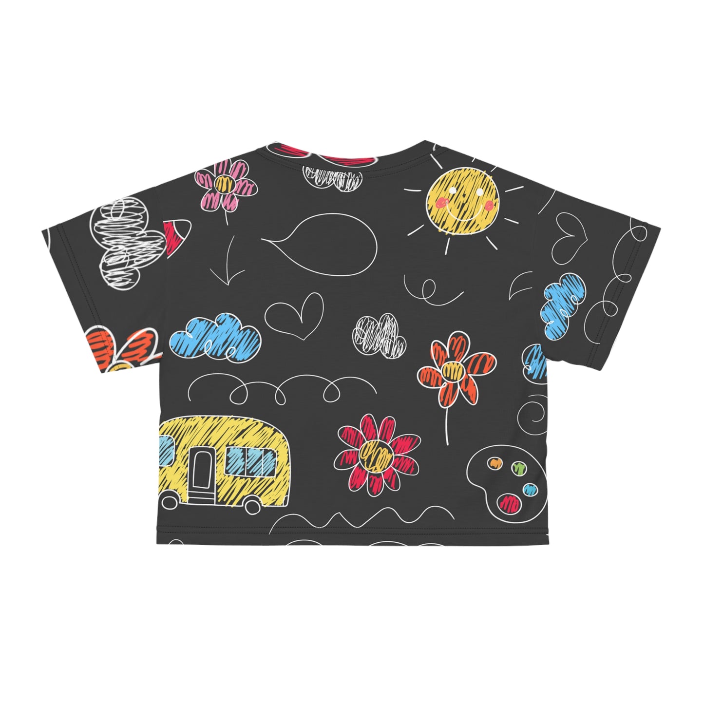 Kids Doodle Playground - Inovax Crop Tee