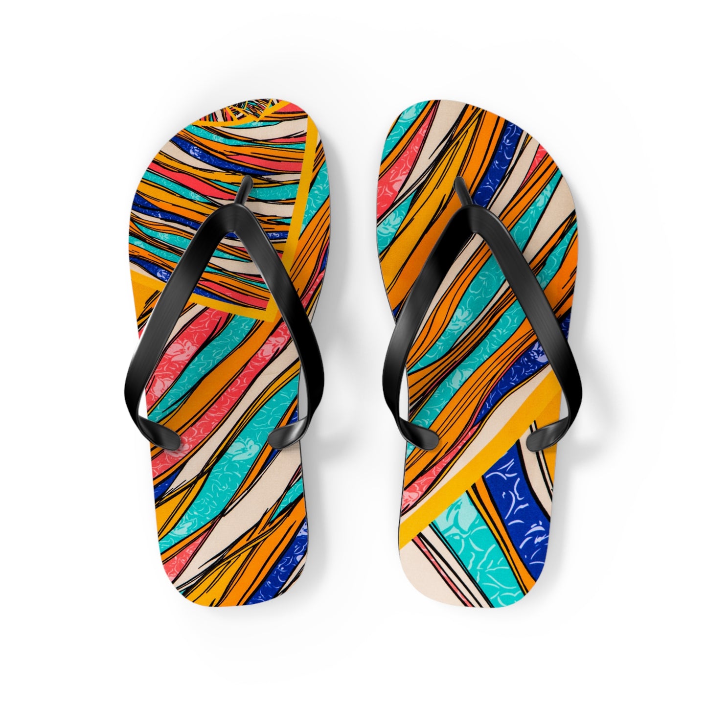 Color Brushstroke - Inovax Flip Flops