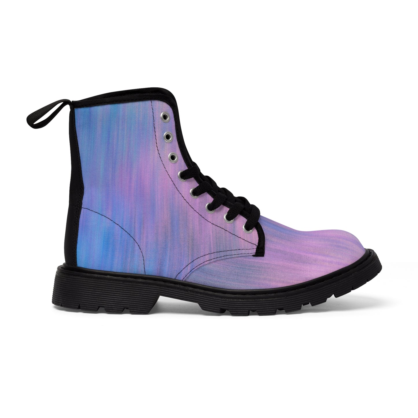 Blue & Purple Metalic - Inovax Men's Canvas Boots