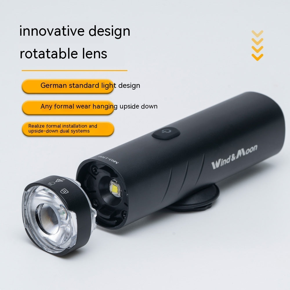 Lumière de vélo de montagne de route, phare de vélo de route de nuit Rechargeable