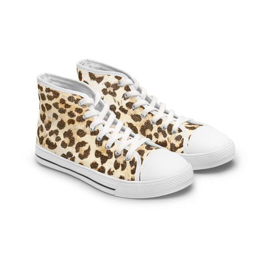 Cheetah - Inovax Women's Hight Top Sneakers