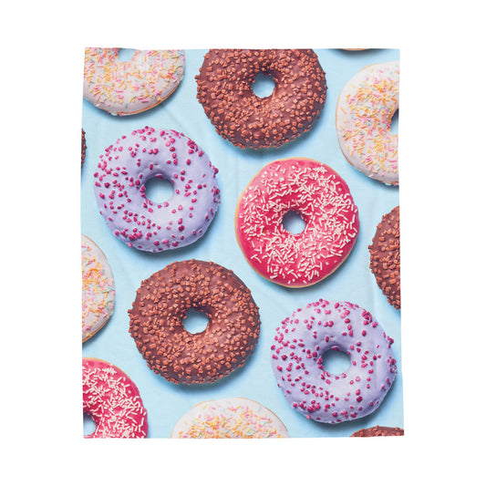 Donuts - Couverture en peluche Inovax Velveteen