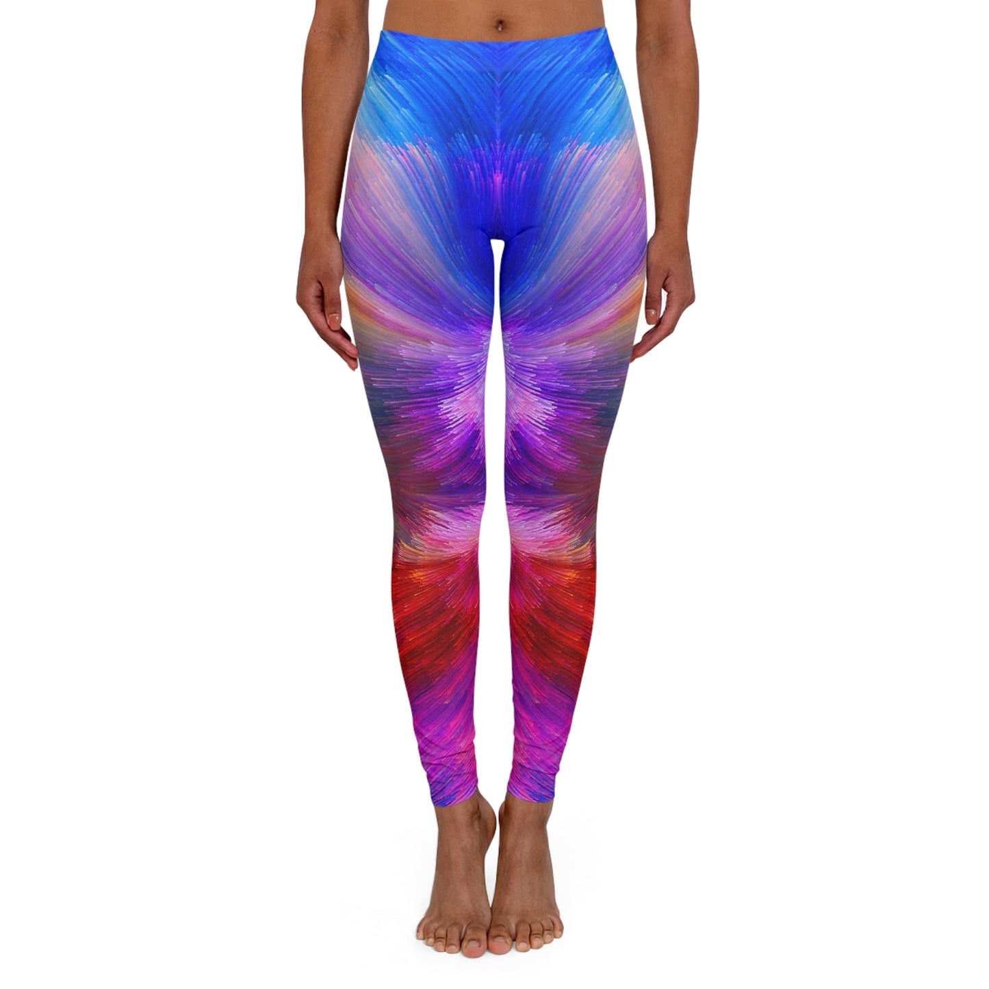 Neon Splash - Leggings de spandex para mujer Inovax