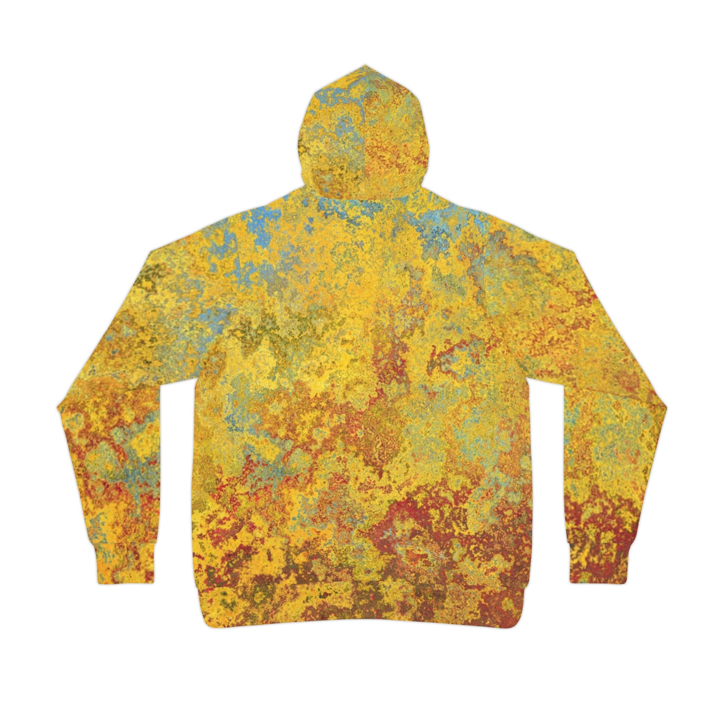 Gold and blue spots - Inovax Athletic Hoodie