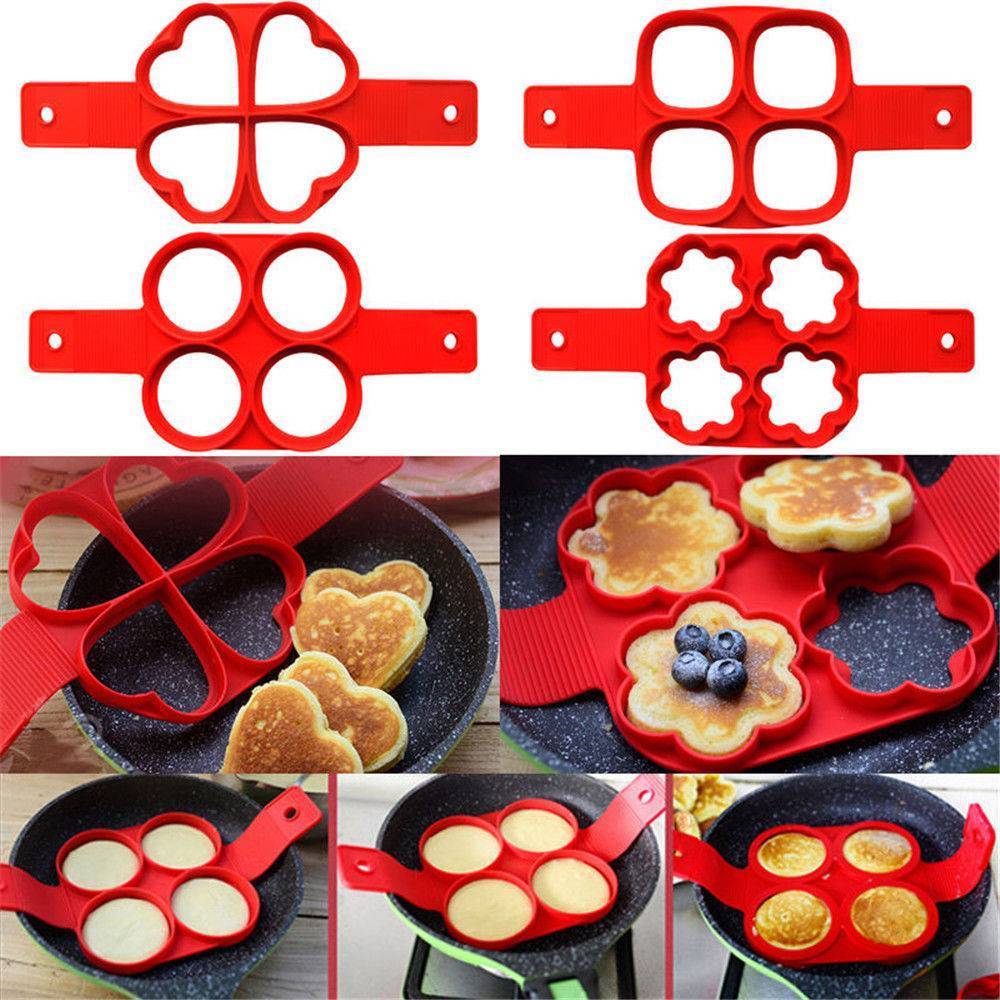 Silicone antiadhésif fantastique oeuf crêpe fabricant anneau cuisine cuisson omelette moules Flip cuiseur oeuf anneau moule