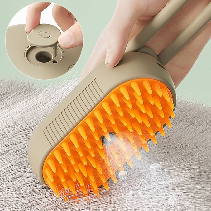 Brosse à vapeur pour chat, brosse à vapeur pour chien 3 en 1, Spray électrique, brosses à poils de chat pour Massage, peigne de toilettage pour animaux de compagnie, peignes d'épilation, produits pour animaux de compagnie