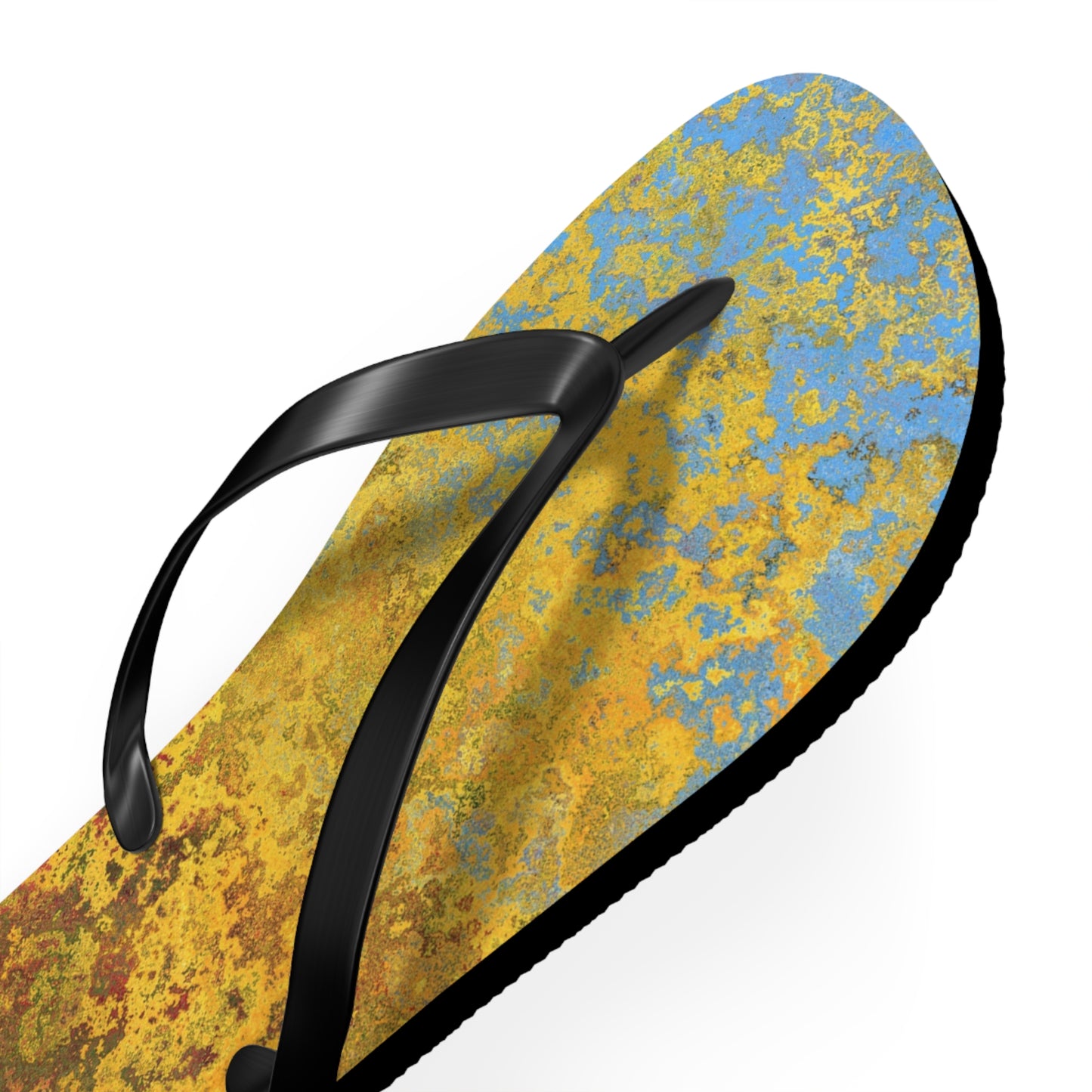 Gold and blue spots - Inovax Flip Flops