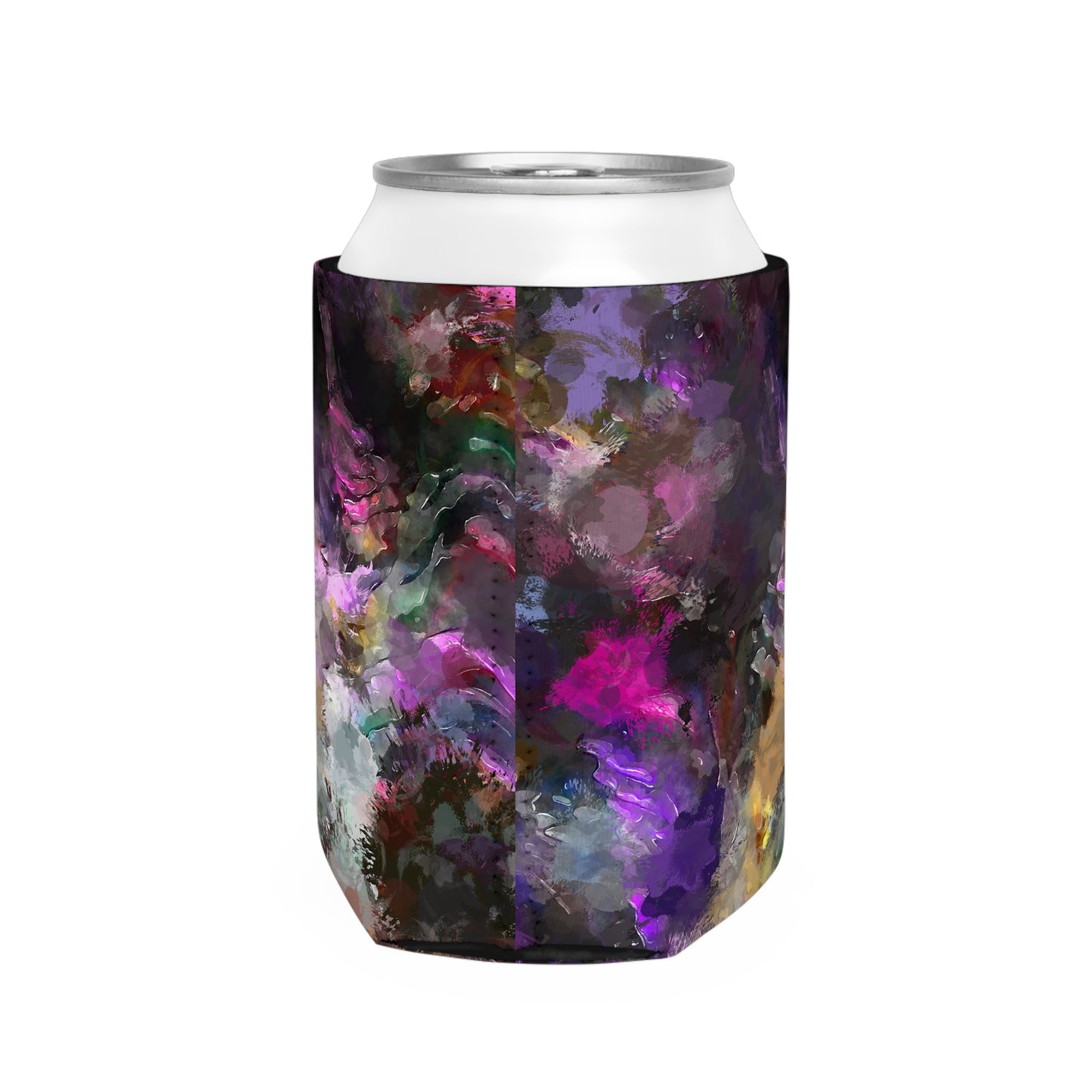 Purple Painting - Inovax Can Cooler Sleeve