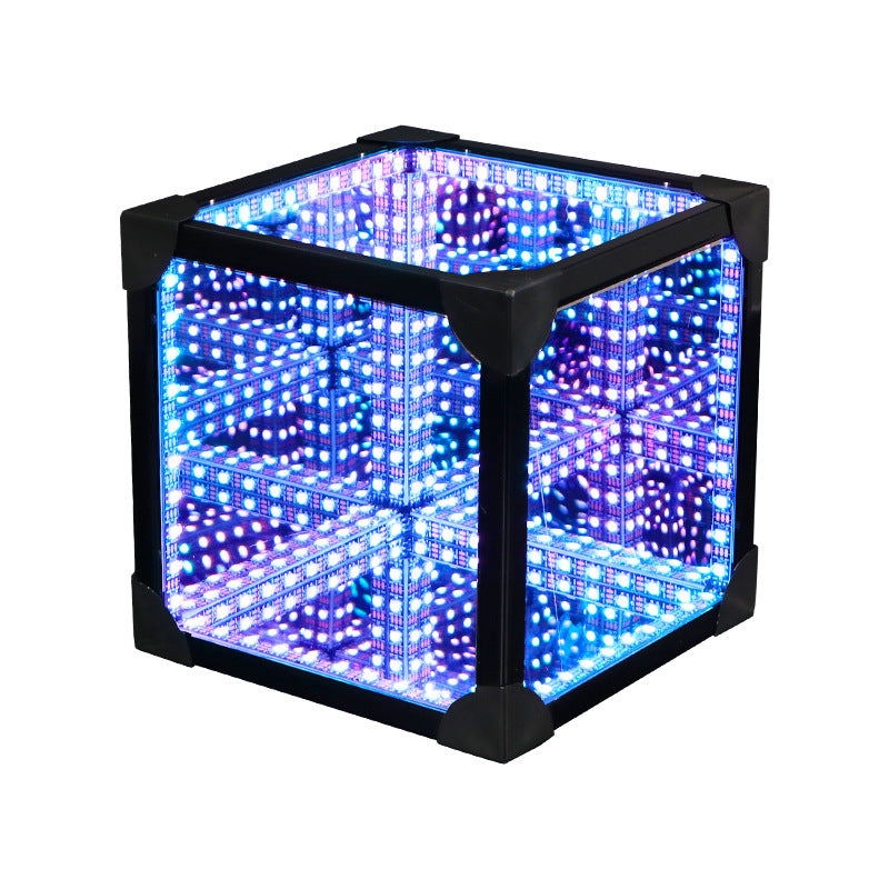 Mille miroirs lampe 3D Cube magique salle de jeu lumières LED d'ambiance décoratives